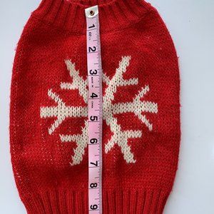 Snowflake Dog Sweater